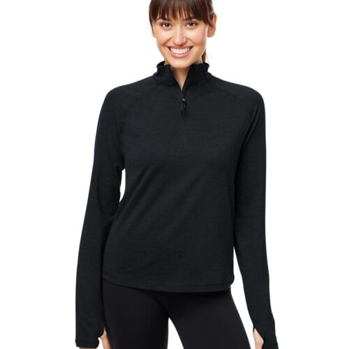 Women's Fairway Marbled Jersey Quarter-Zip Pullover Thumbnail