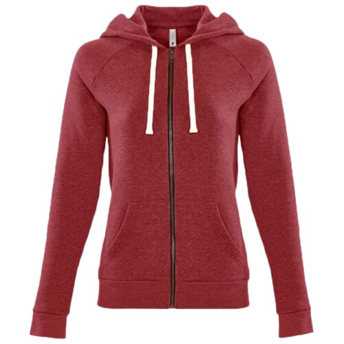 Women's Malibu Raglan Full-Zip Hoodie Sweatshirt Thumbnail