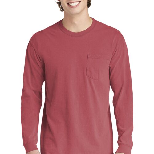 Heavyweight Ring Spun Long Sleeve Pocket Tee Thumbnail